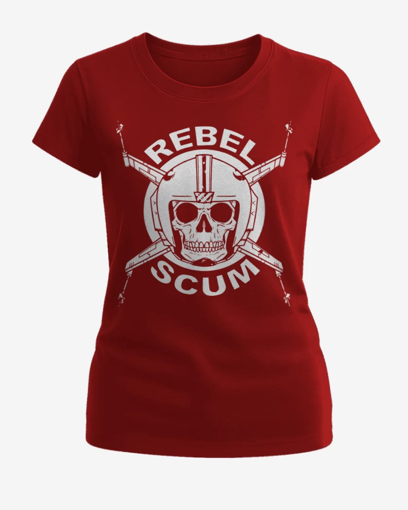 Polera de Mujer Rojo de Star Wars - Rebel Scum