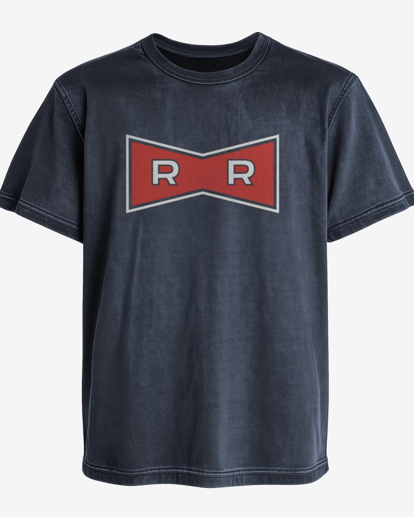 Polera desgastada Azul Marino de Patrulla roja