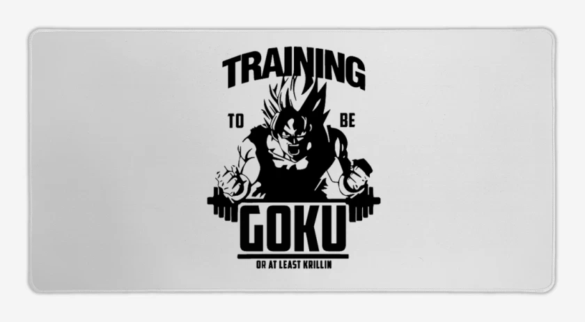 Mouse pad Gamer Training to beat goku 2