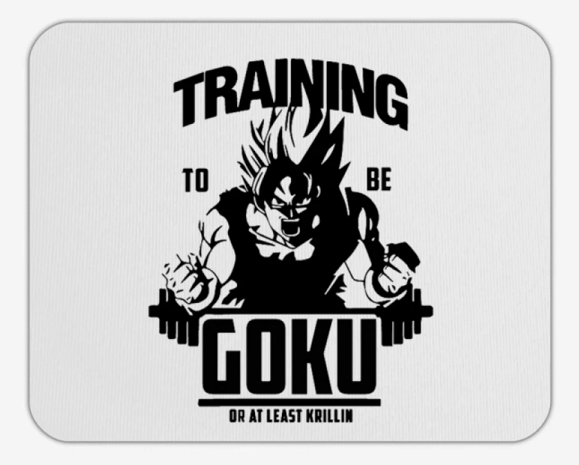 Mousepad Training to beat goku 2