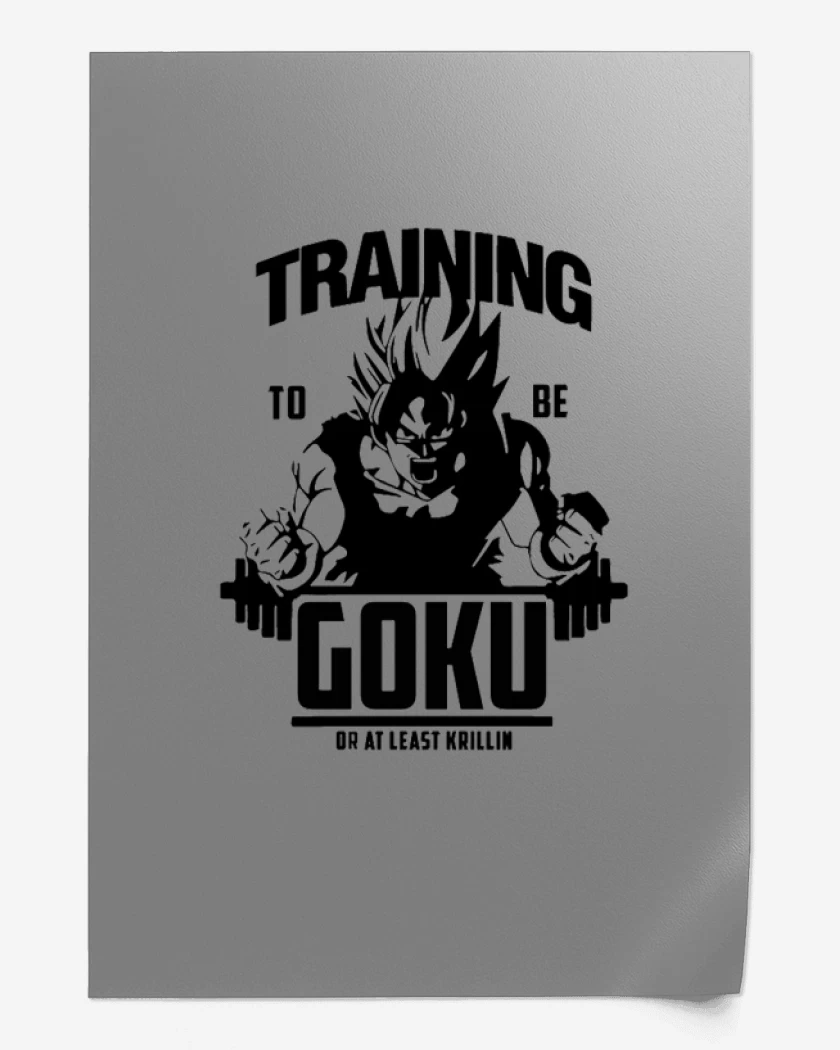Print Training to beat goku 2