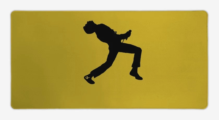 Mouse pad Gamer Amarillo de Mercury