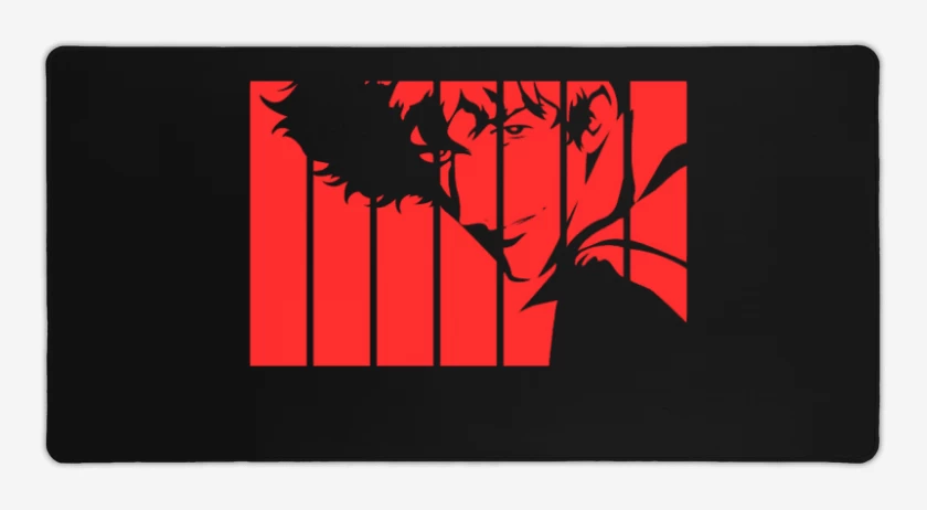 Mouse pad Gamer Negro de Cowboy bebop 2