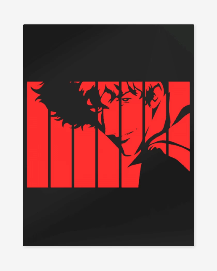 Print metalico Negro de Cowboy bebop 2