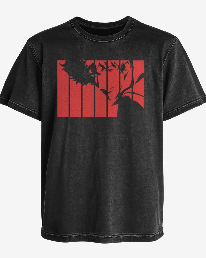 Polera desgastada Negro de Cowboy bebop 2