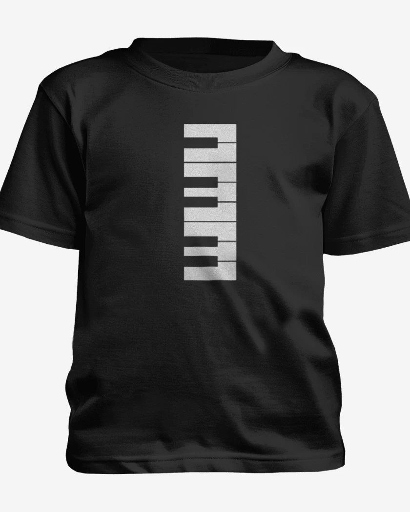 Polera de niño Negro de Pianomen