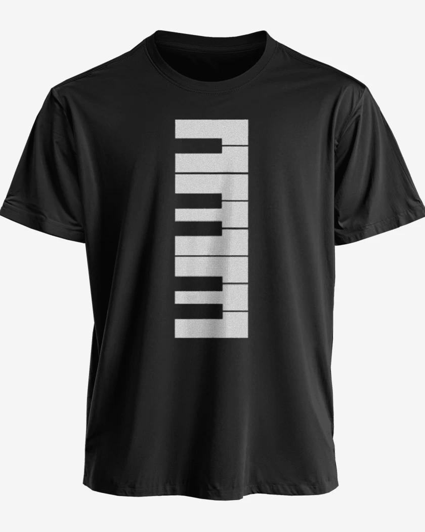 Polera premium Negro de Pianomen