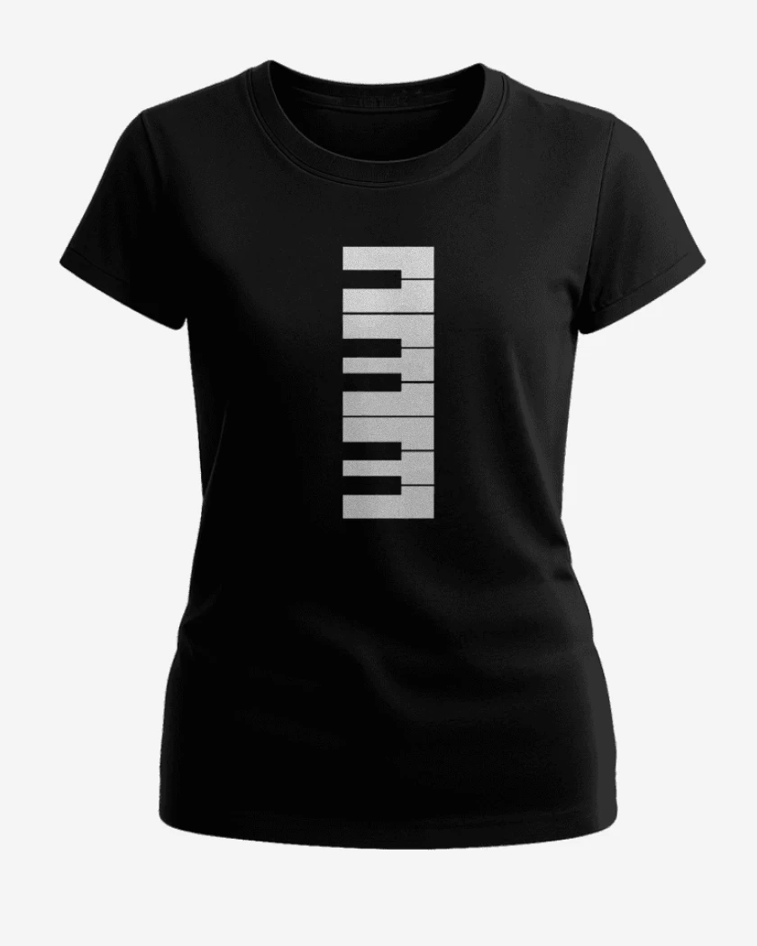 Polera de Mujer Negro de Pianomen