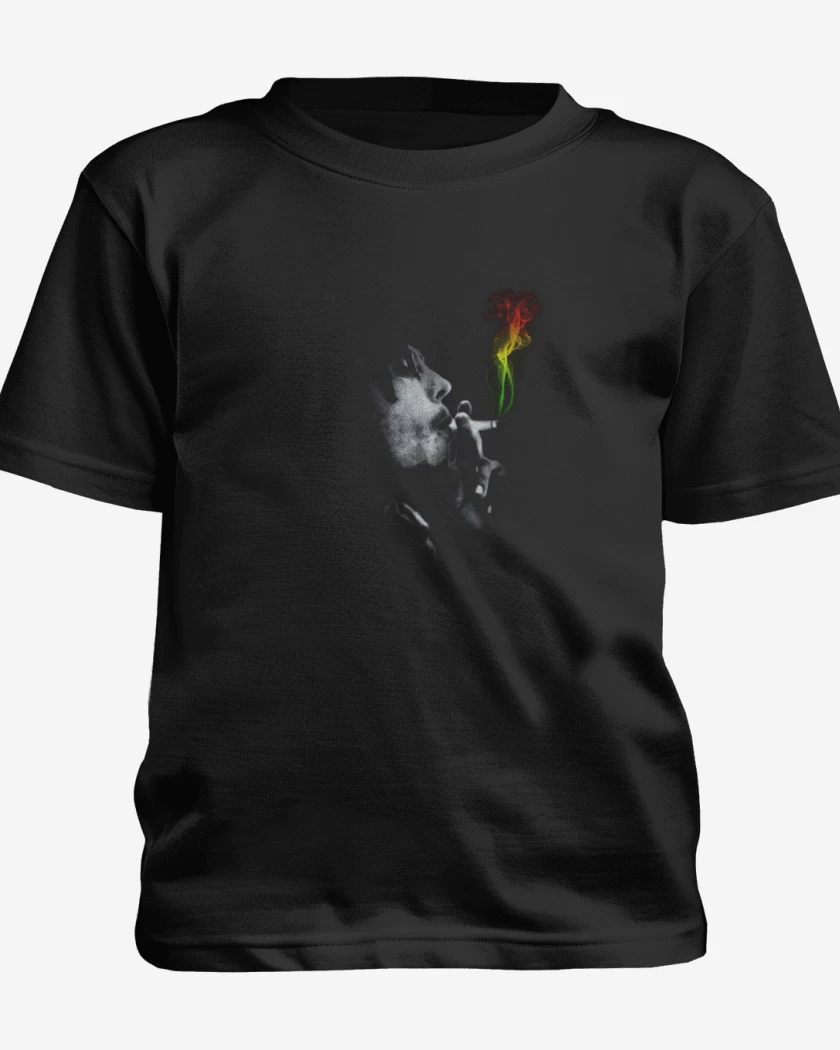 Polera de niño Negro de Bob Marley