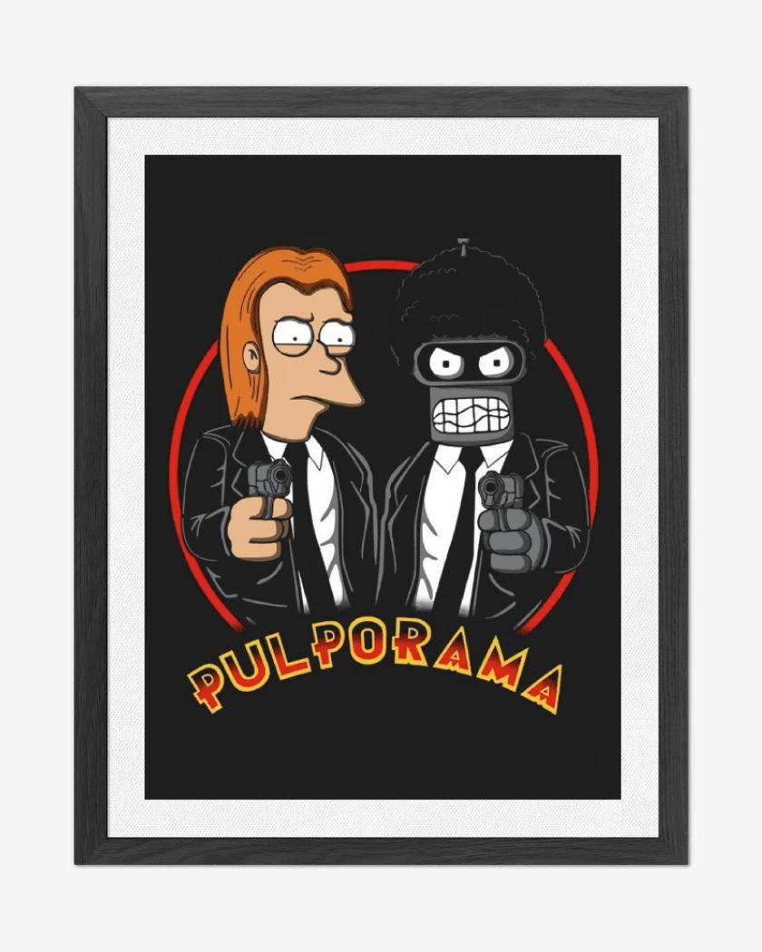 Cuadro decorativo Negro de Pulporama