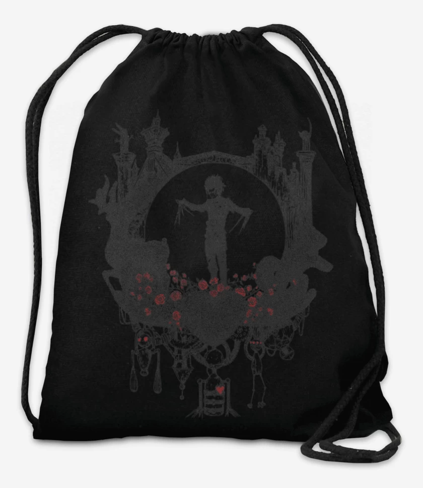 Mochila Negro de Hombre manos de tijera