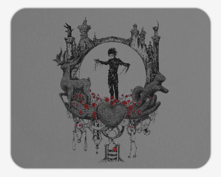 Mousepad Hombre manos de tijera