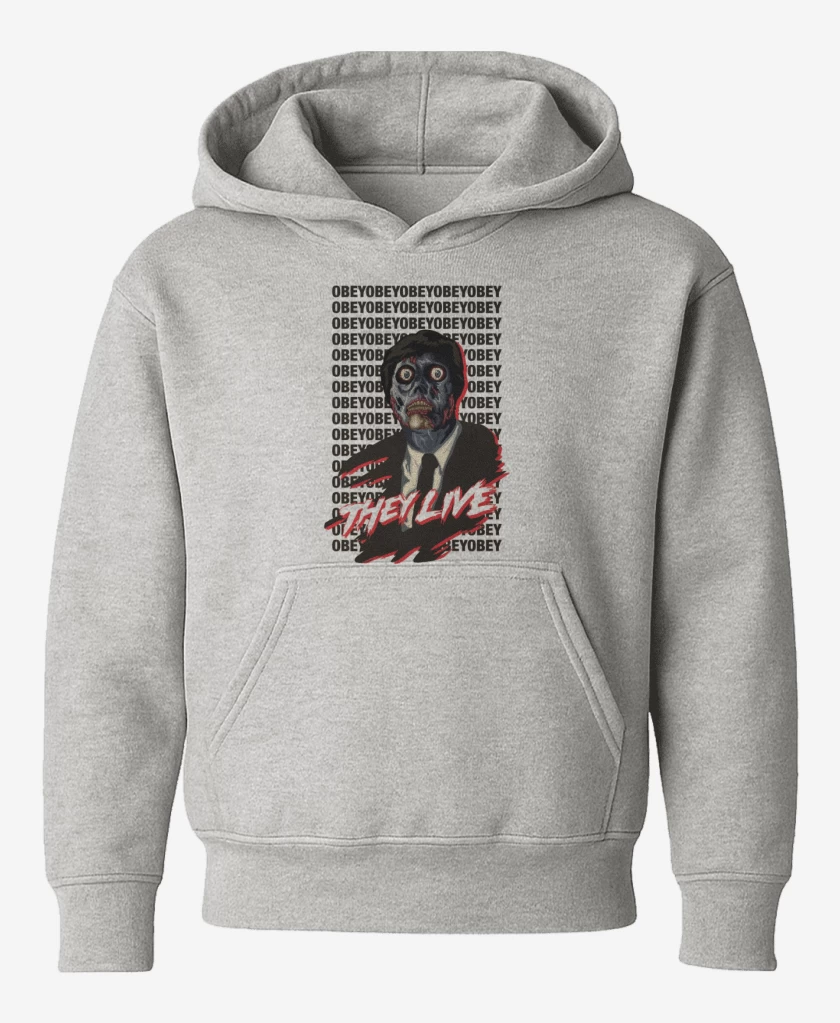Poleron de niño Gris Melange de They live