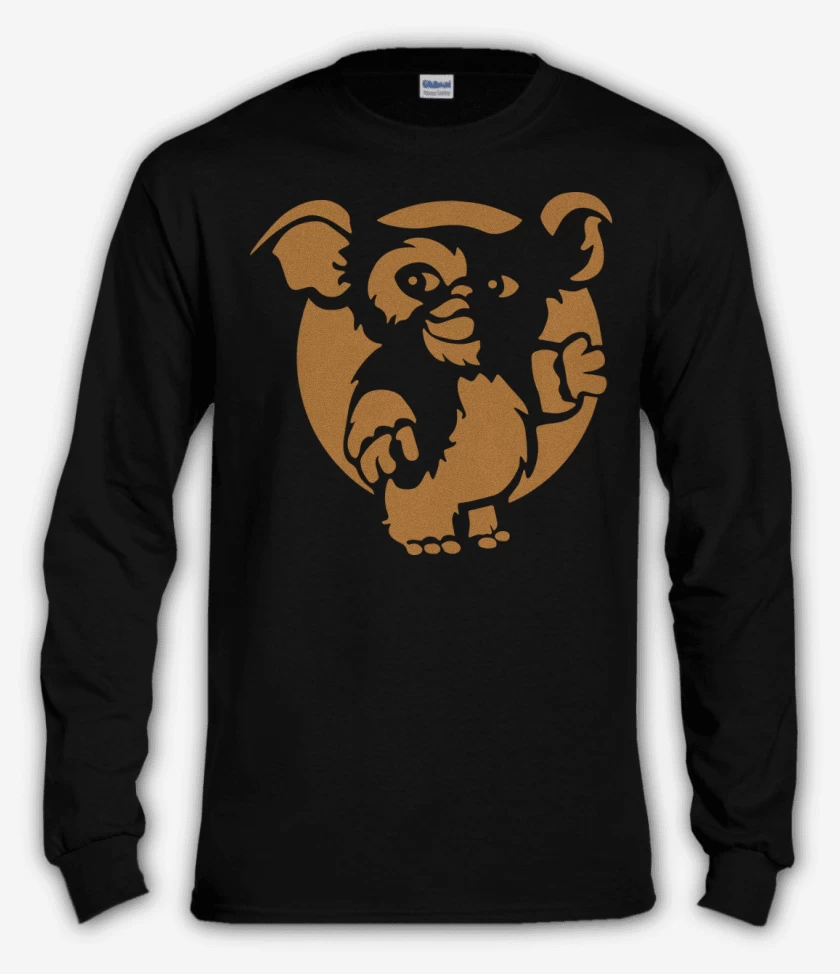 Polera manga larga Negro de Gremlins Gizmo