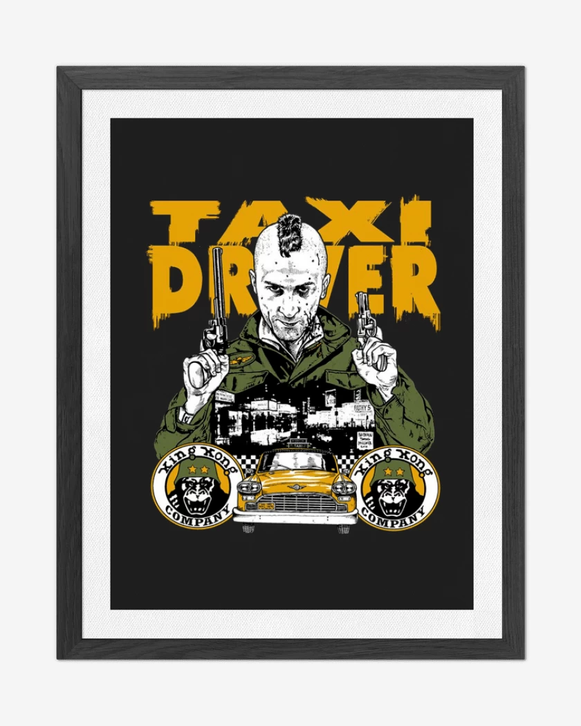 Cuadro decorativo Negro de Taxi Driver