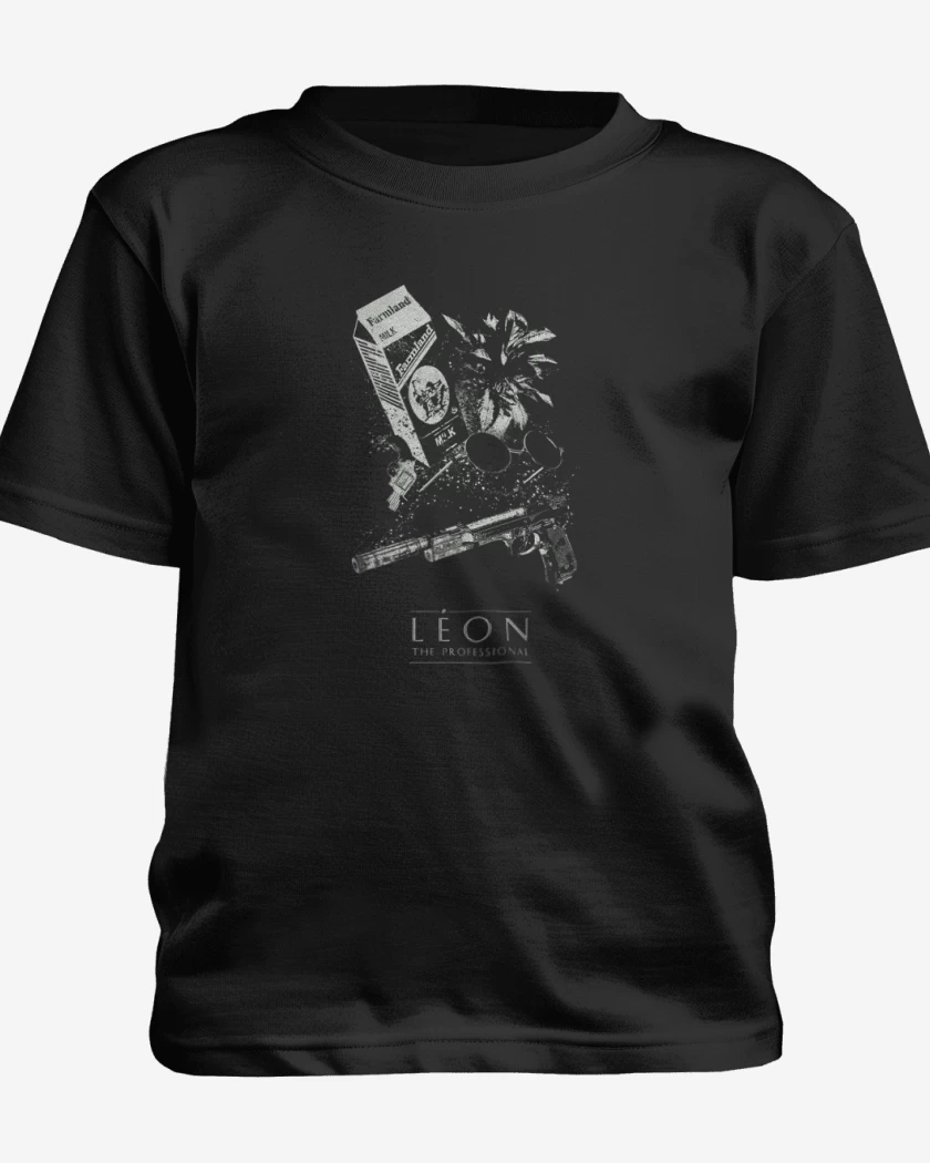 Polera de niño Negro de Leon the professional