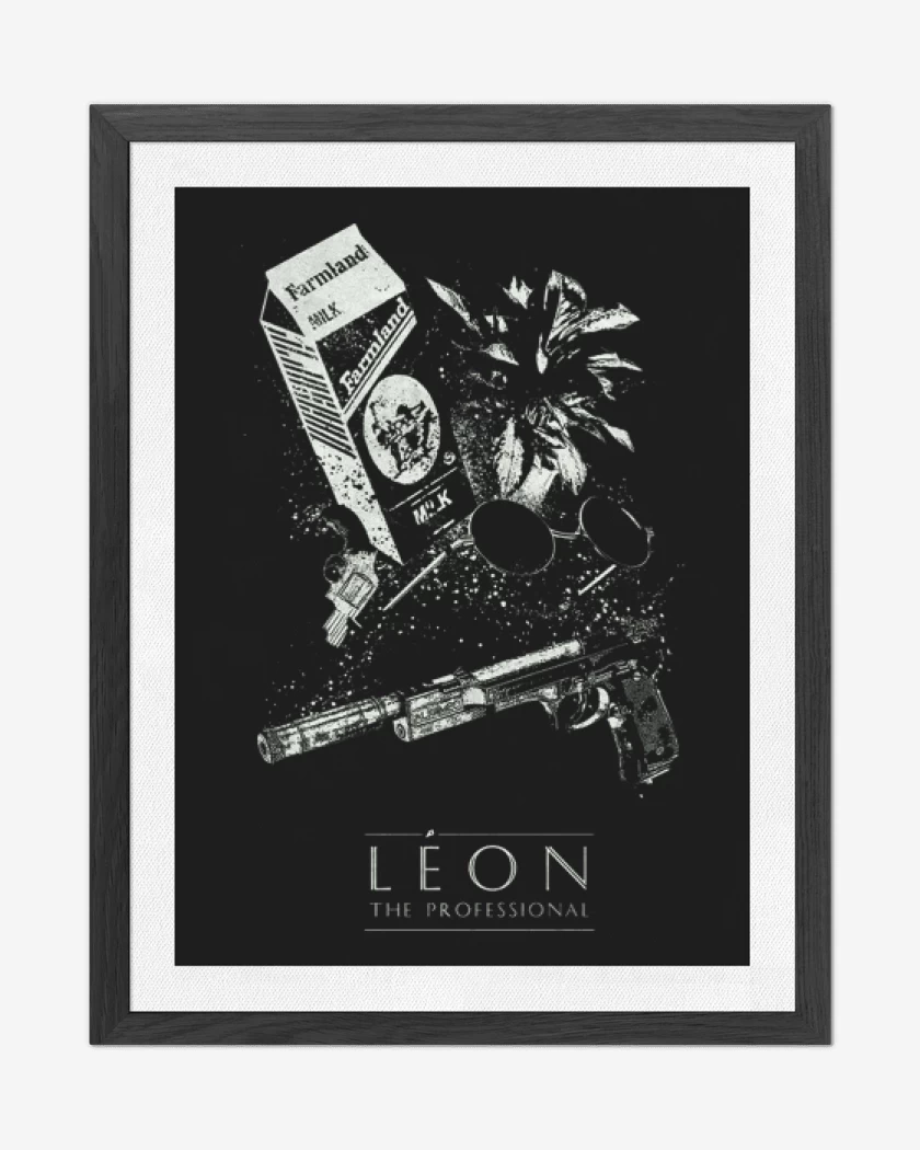 Cuadro decorativo Negro de Leon the professional