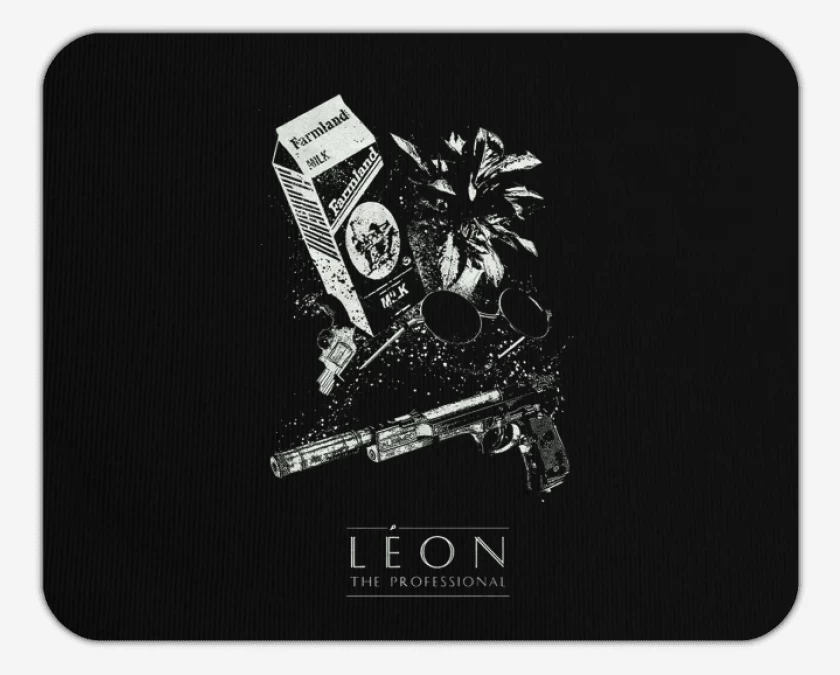 Mousepad Negro de Leon the professional