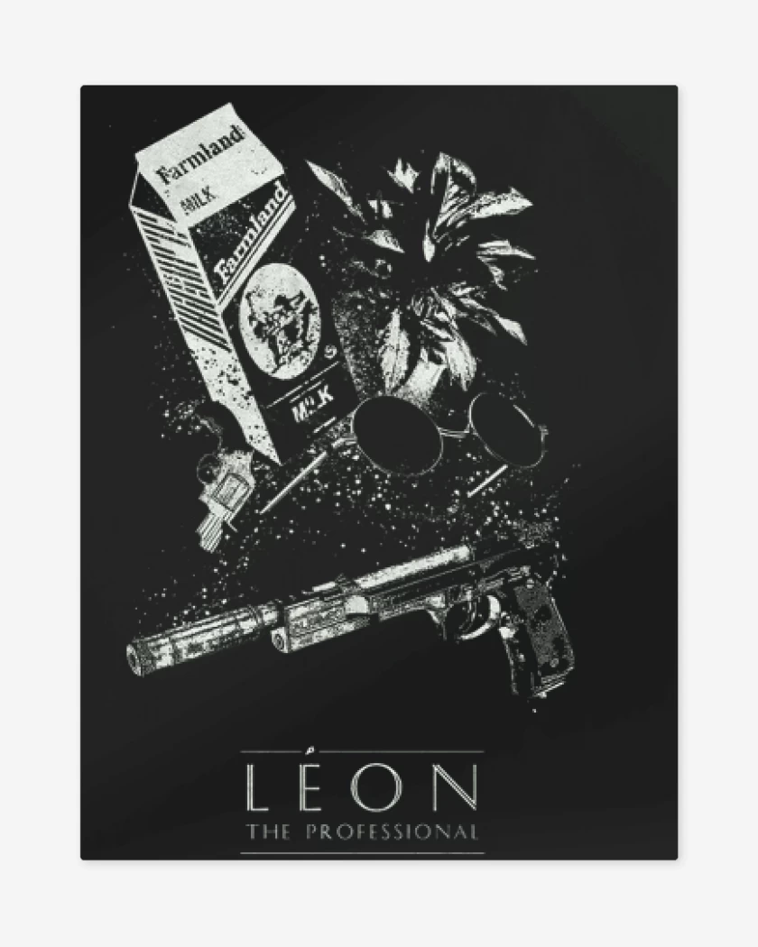 Print metalico Leon the professional