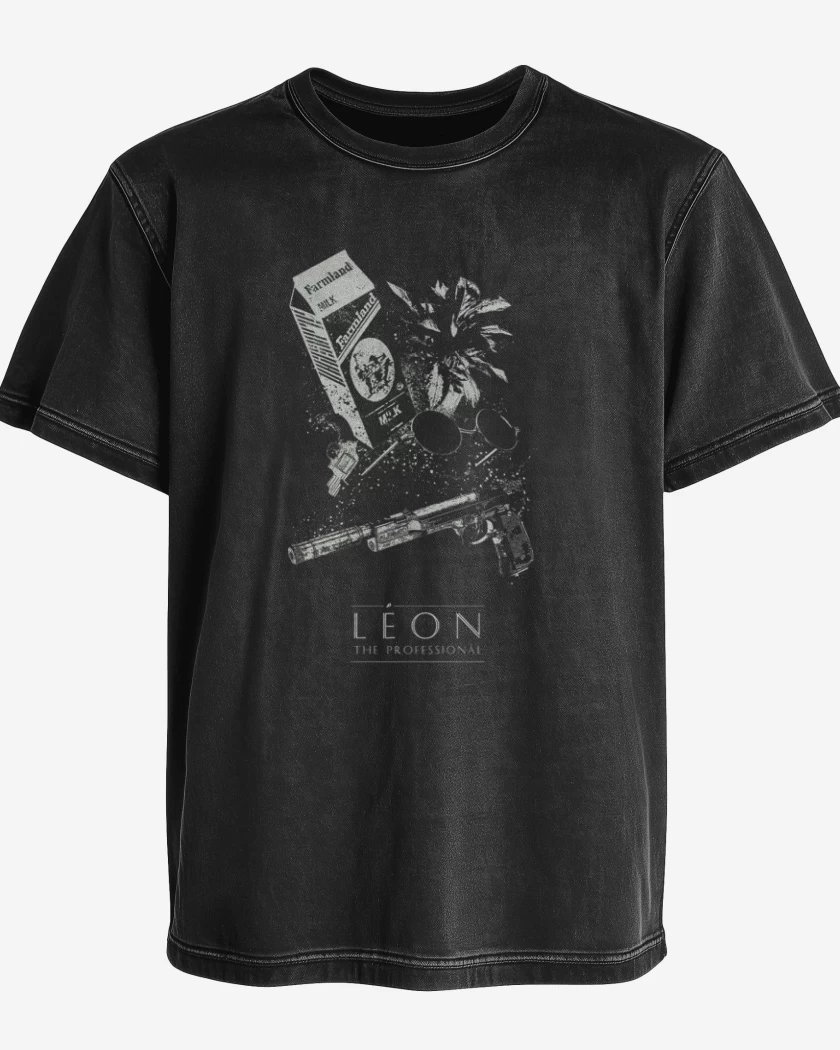 Polera desgastada Leon the professional