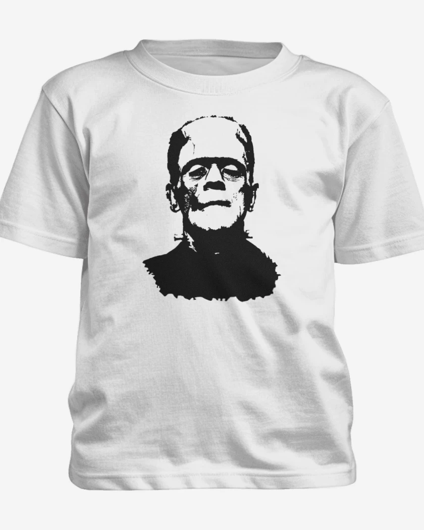 Polera de niño Blanco de Frankenstein