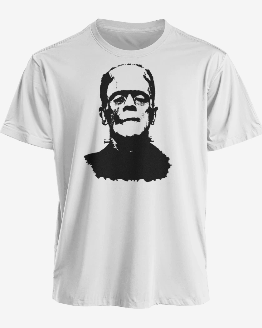 Polera premium Blanco de Frankenstein