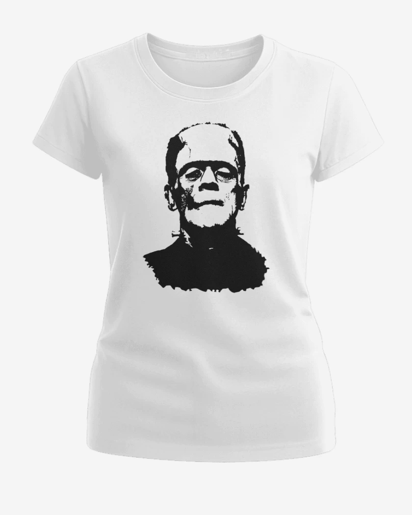 Polera de Mujer Blanco de Frankenstein