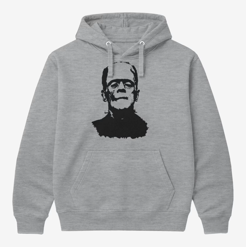 Polerón Canguro Gris Melange de Frankenstein