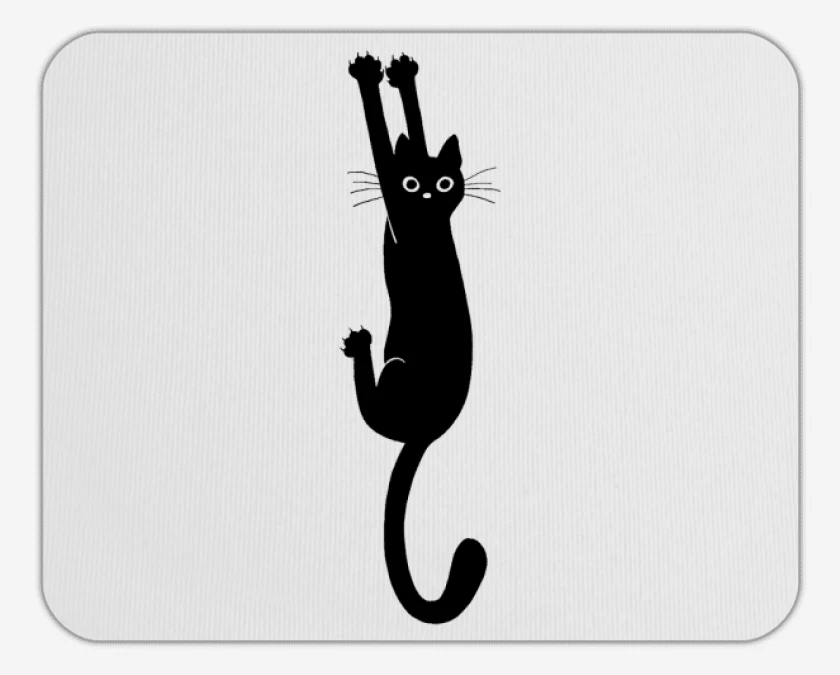 Mousepad Gat@ Negr@