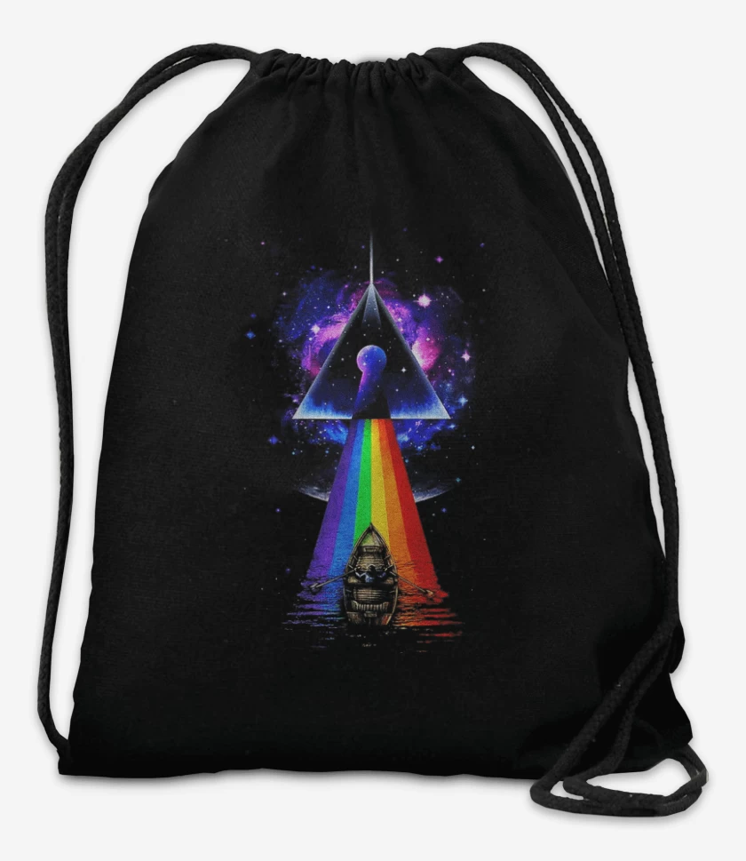 Mochila Negro de Pink floyd 2