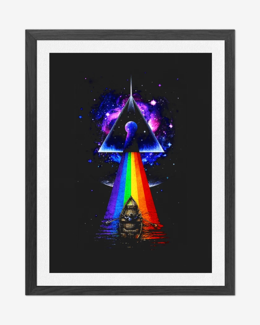 Cuadro decorativo Negro de Pink floyd 2