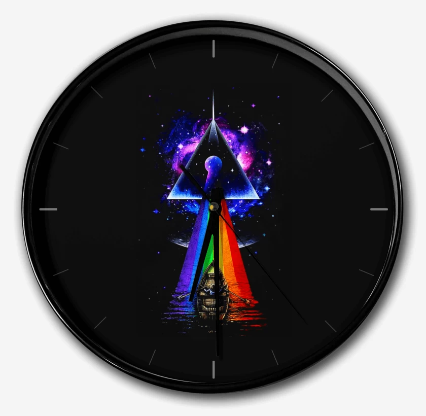 Reloj Negro de Pink floyd 2