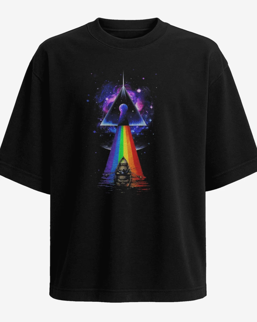 Polera Oversize Pink floyd 2