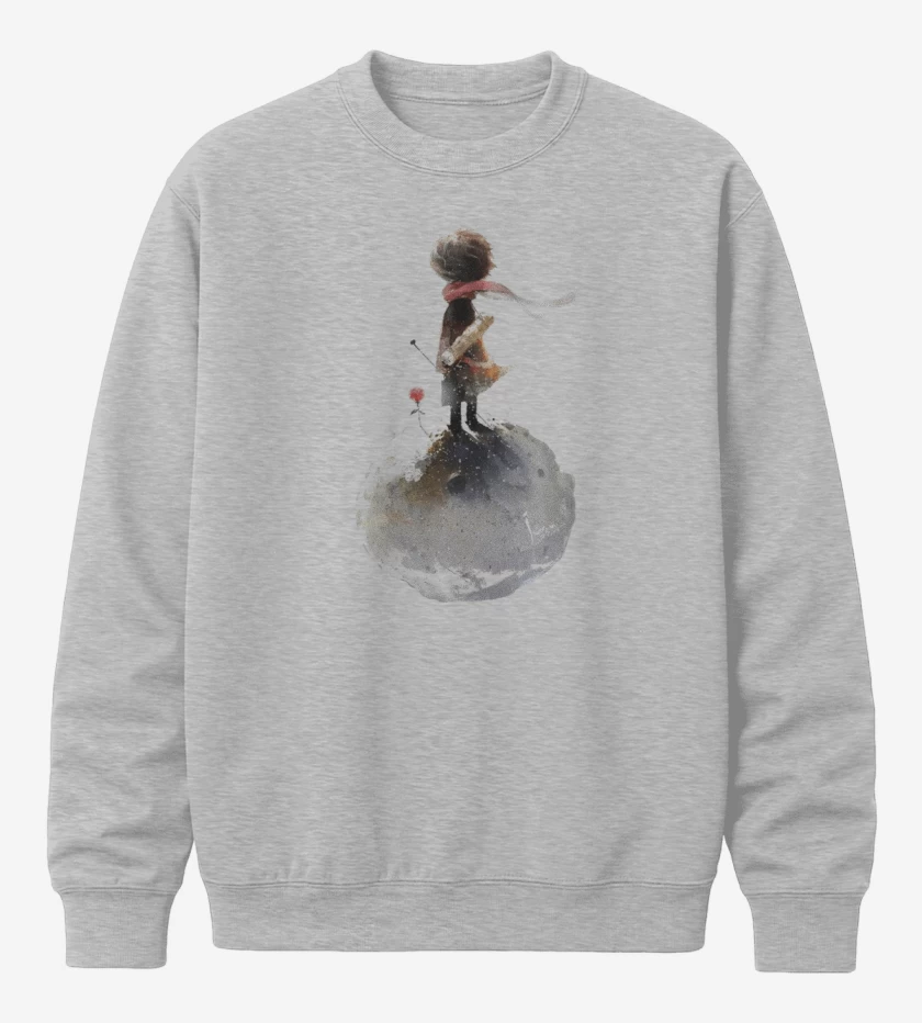 Poleron polo Gris Melange de El principito