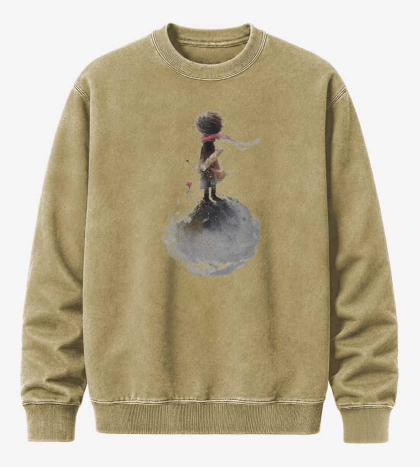 Poleron Polo Acid Wash Beige de El principito
