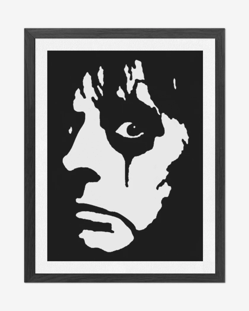 Cuadro decorativo Negro de Alice Cooper 