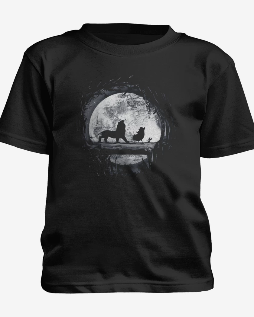 Polera de niño Negro de Hakuna matata 