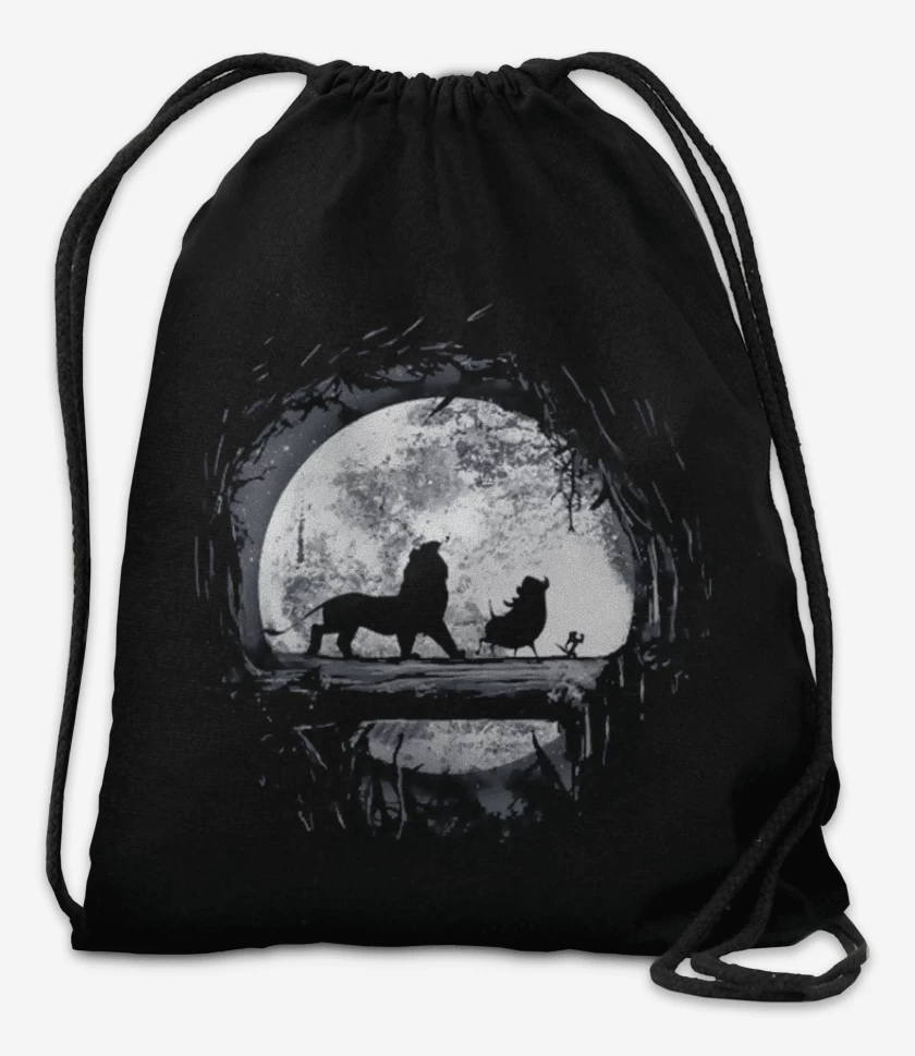 Mochila Negro de Hakuna matata 