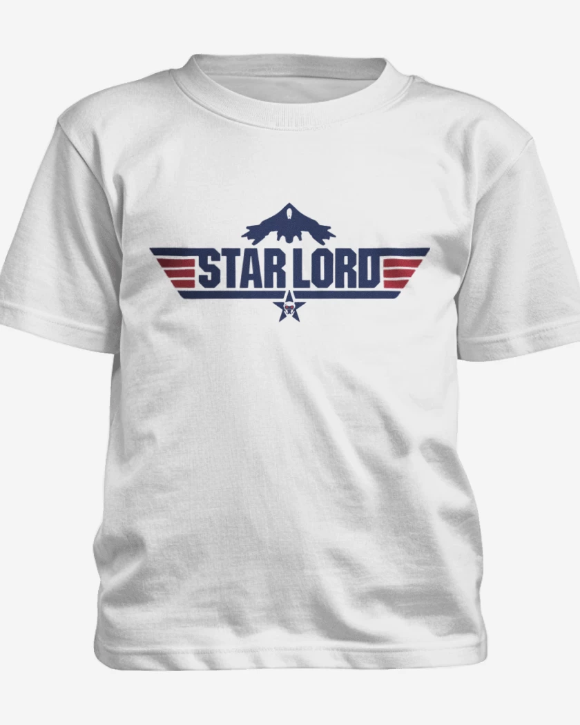 Polera de niño Blanco de Star Lord - Nave