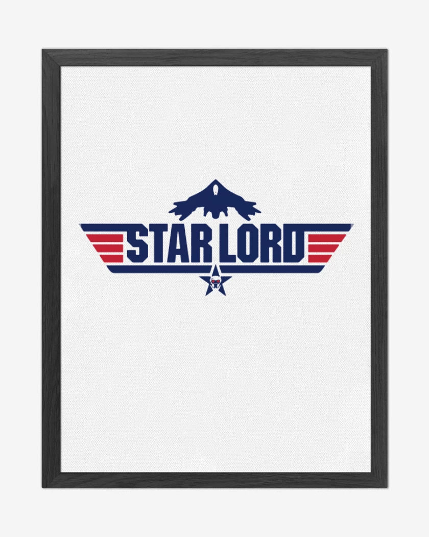 Cuadro decorativo Blanco de Star Lord - Nave