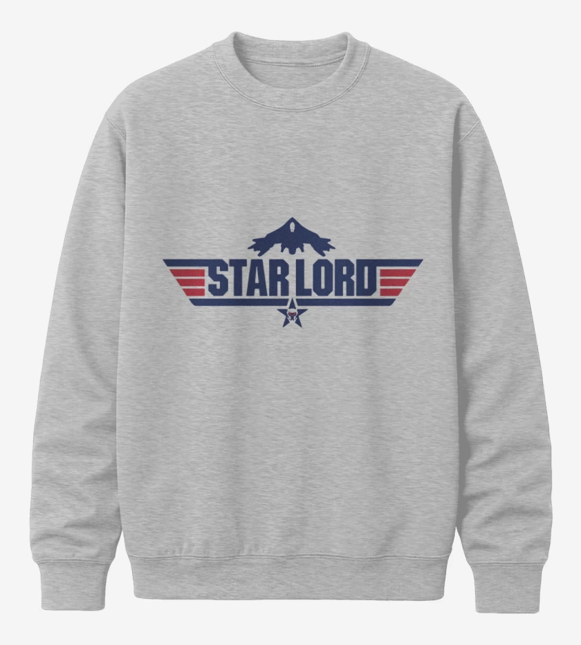 Poleron polo Gris Melange de Star Lord - Nave