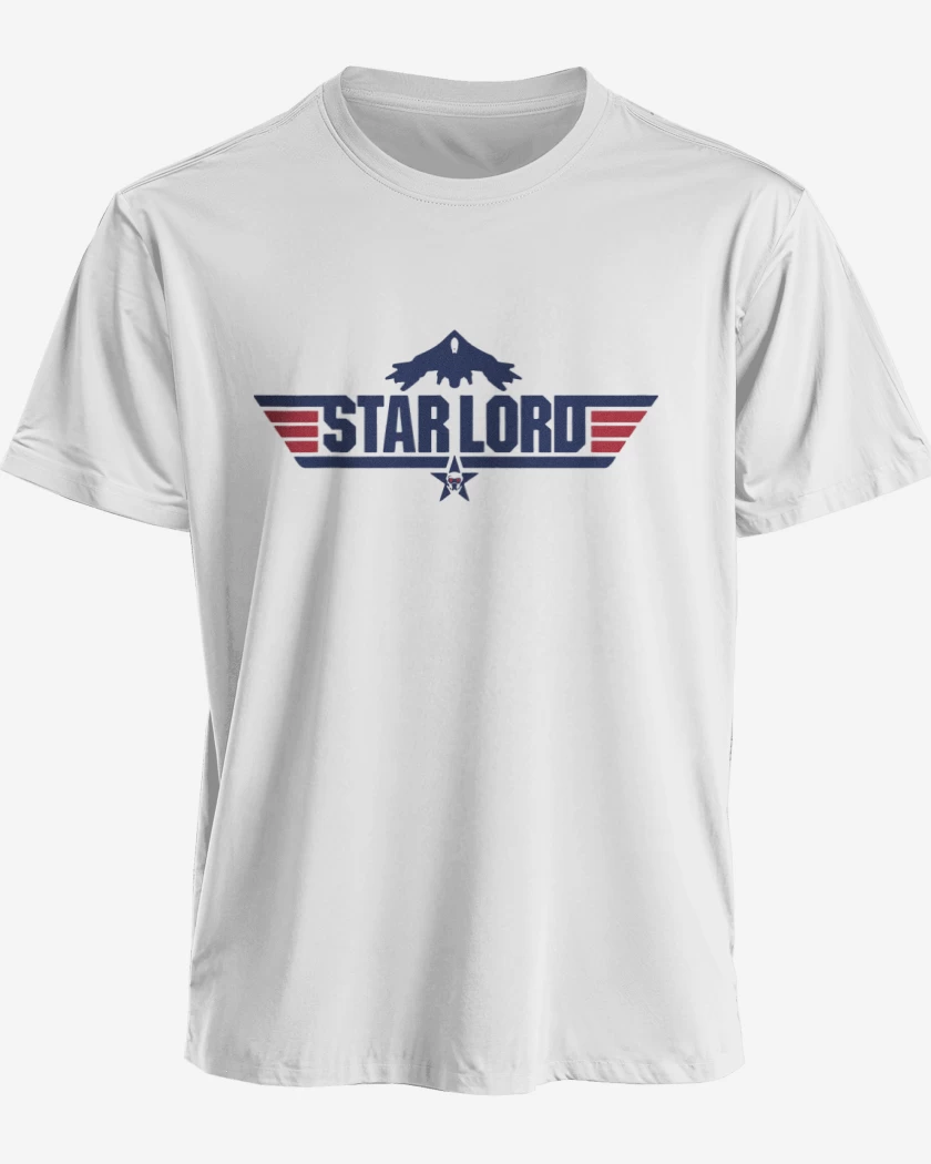 Polera premium Blanco de Star Lord - Nave
