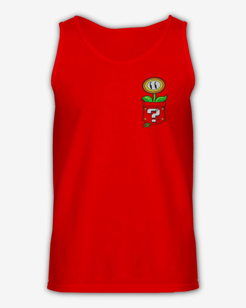 Sudadera Rojo de Super bigote Flor 