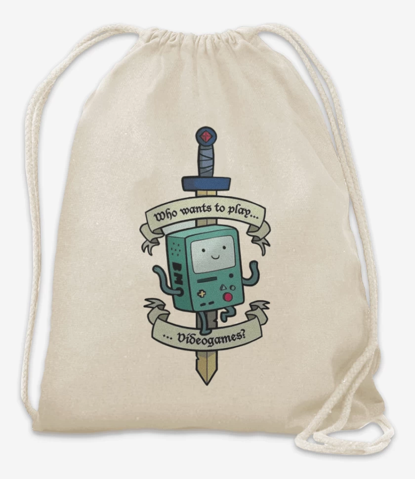 Mochila Blanco de BMO espada 