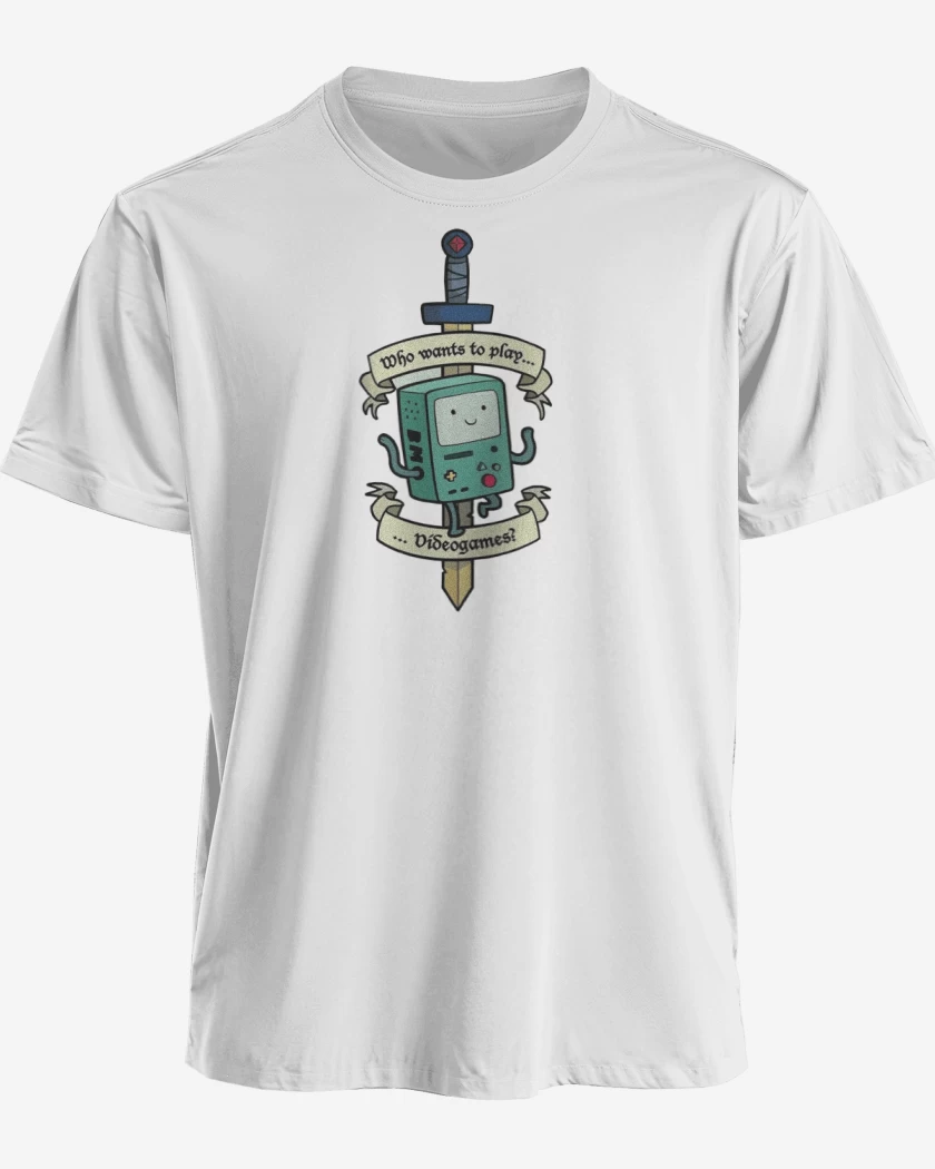 Polera premium Blanco de BMO espada 