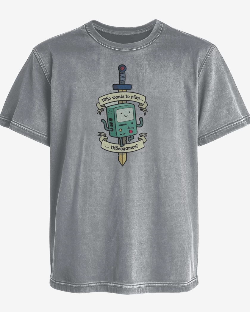 Polera desgastada BMO espada 