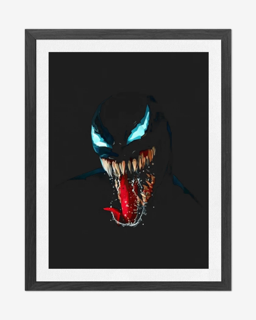 Cuadro decorativo Negro de venom 6 