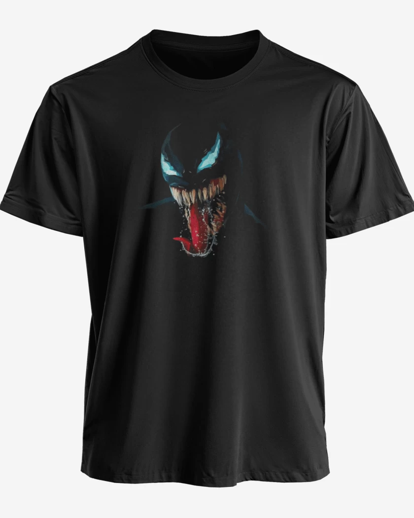 Polera premium Negro de venom 6 