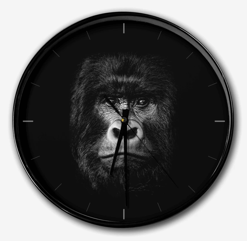 Reloj Negro de Gorila