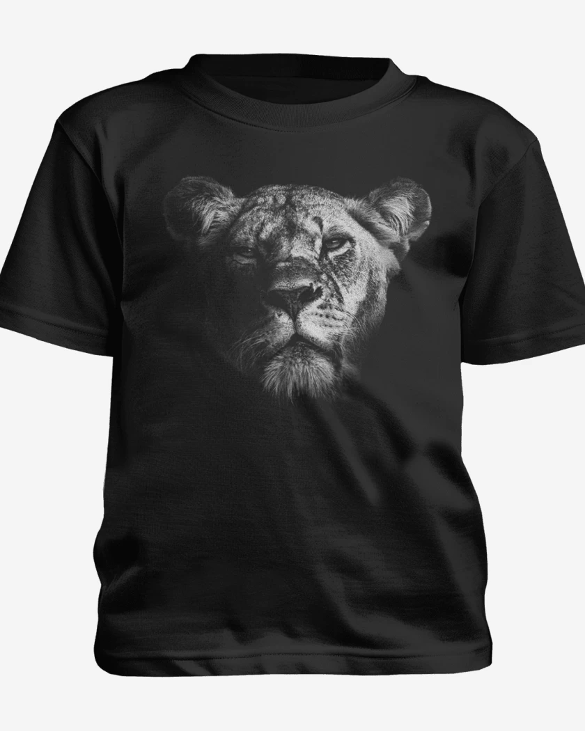 Polera de niño Negro de Leona